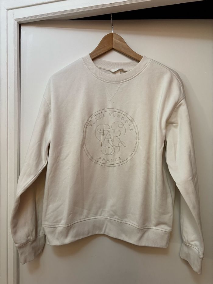 Sweat couleur crème H&M taille XS