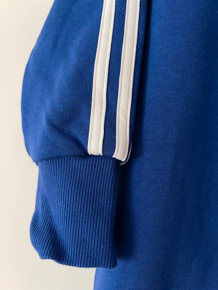 Combinaison / grenouillère adidas bleue avec bandes blanches taille 3-4 ans - photo numéro 5