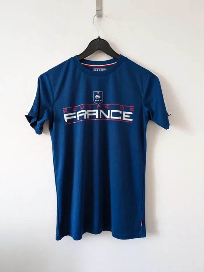 Maillot foot Equipe de France FFF - taille 14 ans