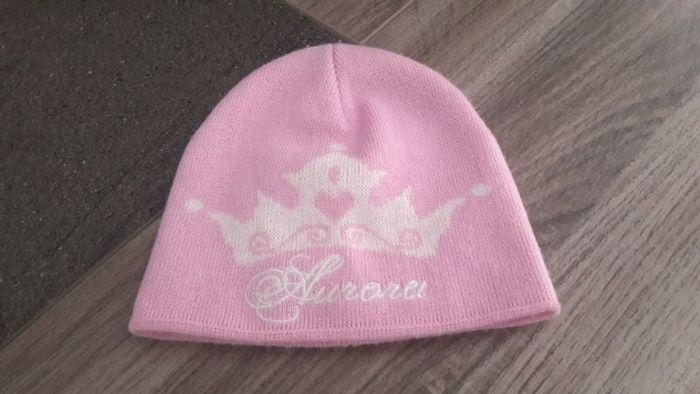 Bonnet fille rose Disney Princess