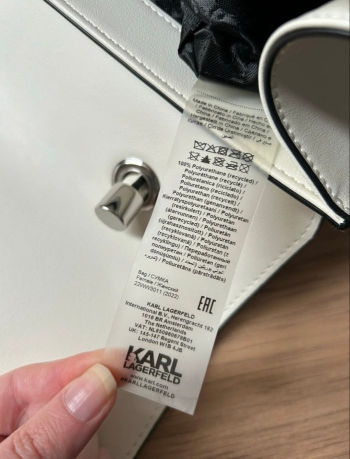 Sac à main blanc Karl Lagerfeld + Todbag - photo numéro 10