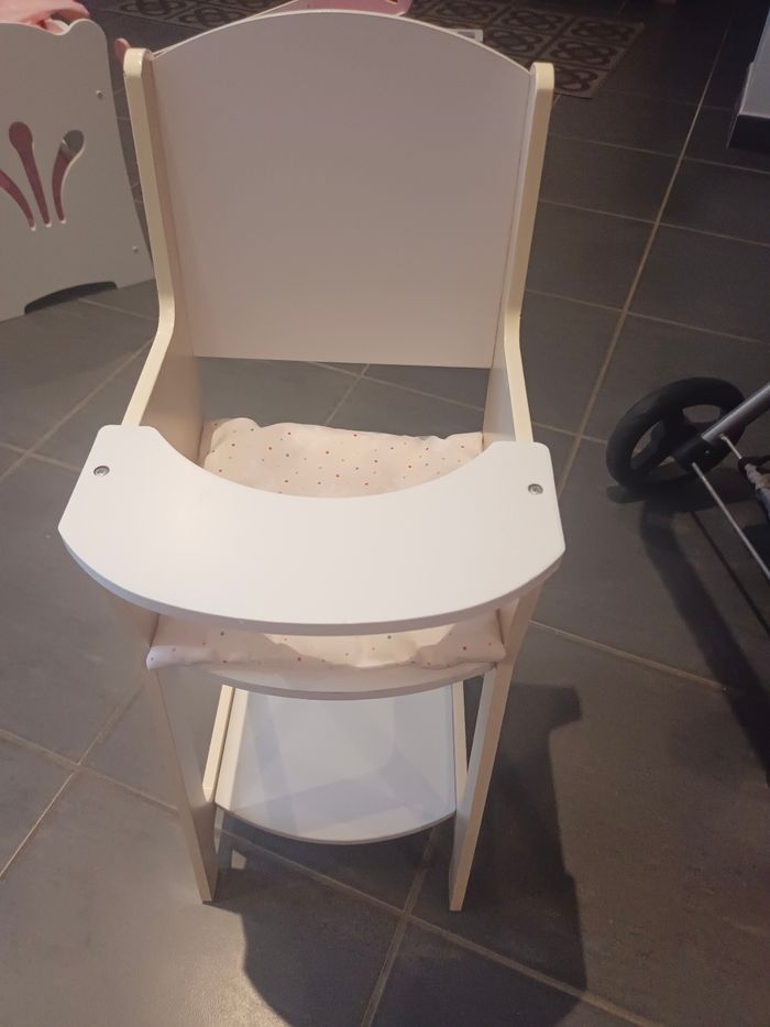 Chaise haute poupon