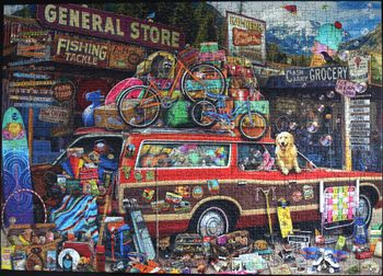 Puzzle 1000 pièces Ravensburger "Family Vacation"