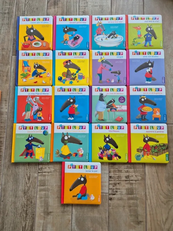 Lot de livres P'tit loup - 3€ le livre