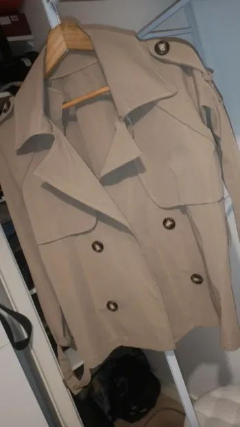Trench court beige