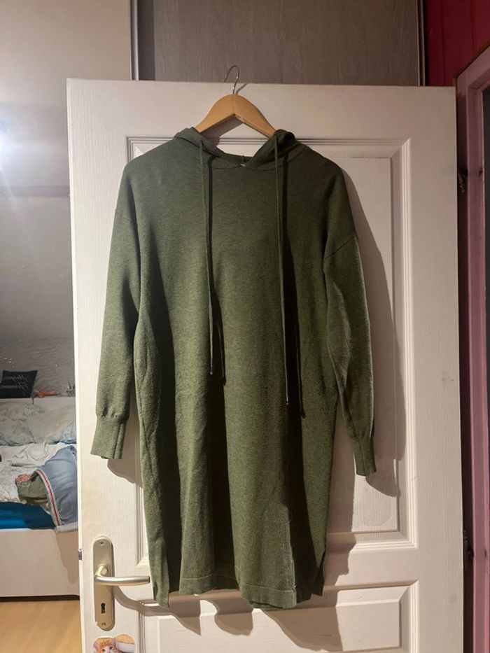 Robe pull kaki