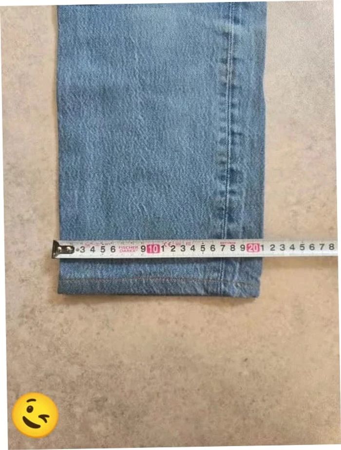 Jeans Levi's 501 W34 FR44 L32 coupe droite bleu Homme Men pan421b - photo numéro 6