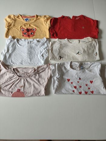 Lot de 6 Tshirt