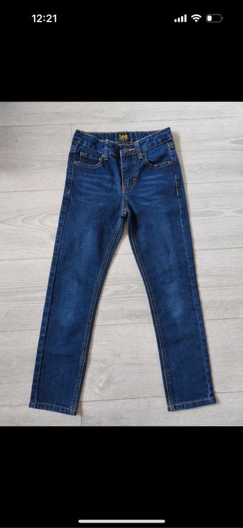 Jeans Lee Straight Fit taille 7 ans