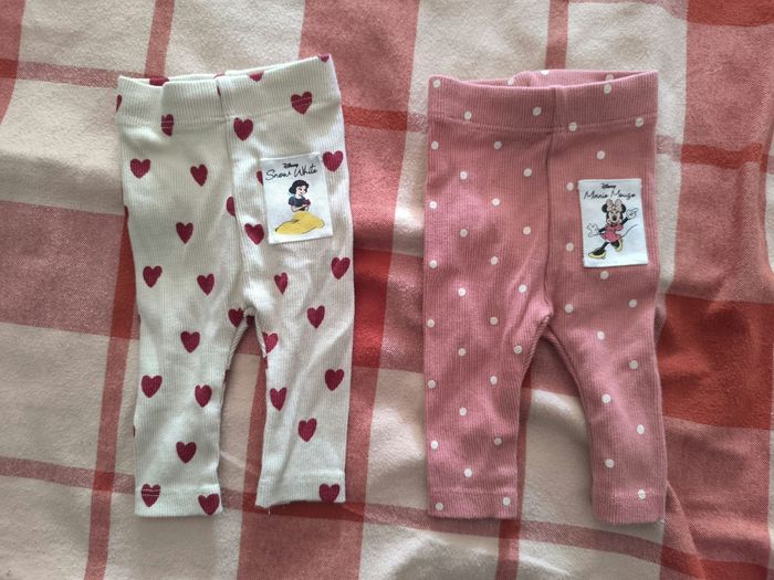 Lot de 2 pantalons Disney 1 mois