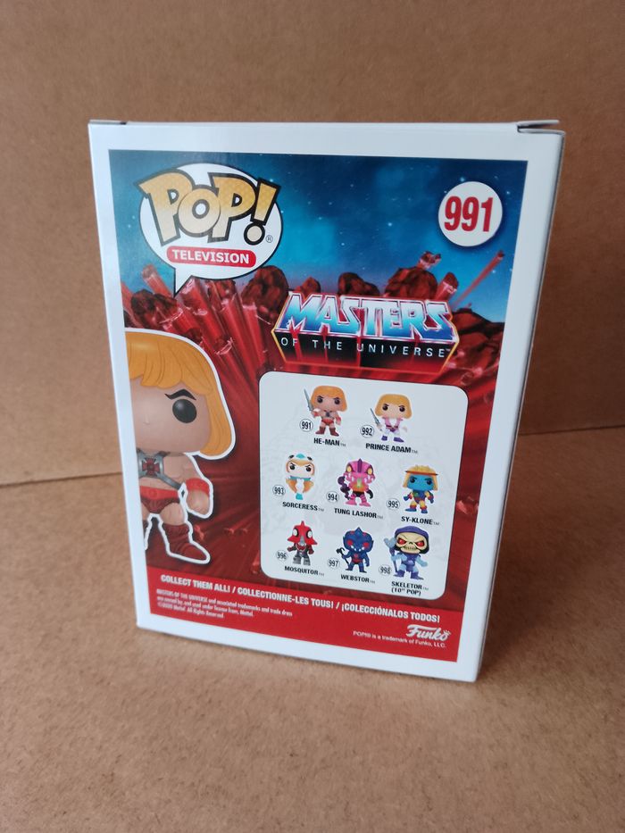 Figurine funko pop 991 masters of the universe he-man neuve - photo numéro 3