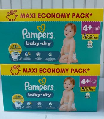 Pampers taille 4+ couche