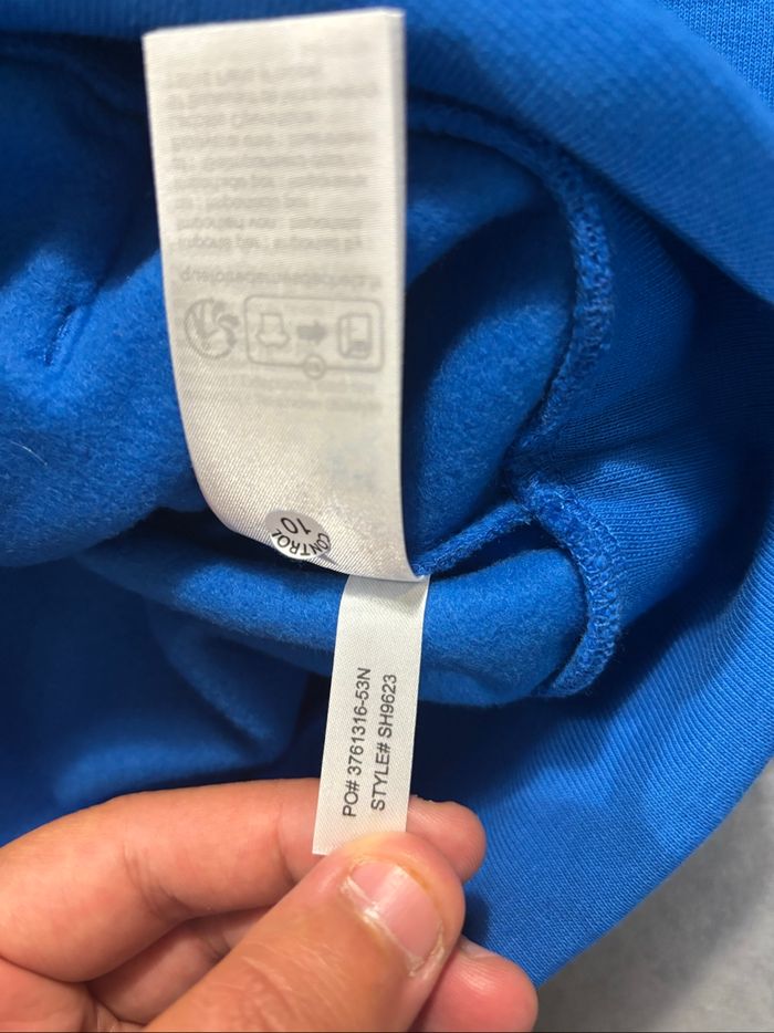 Pull à capuche Lacoste Bleu Taille S Neuf avec étiquette - photo numéro 8