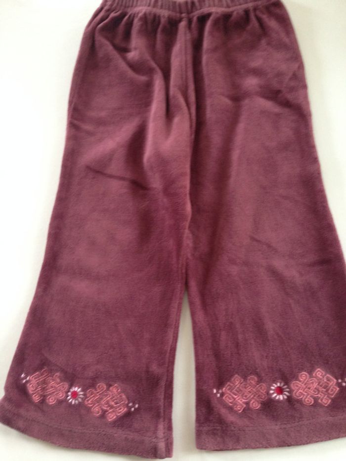 Pyjama bordeaux 24 Mois - photo numéro 2