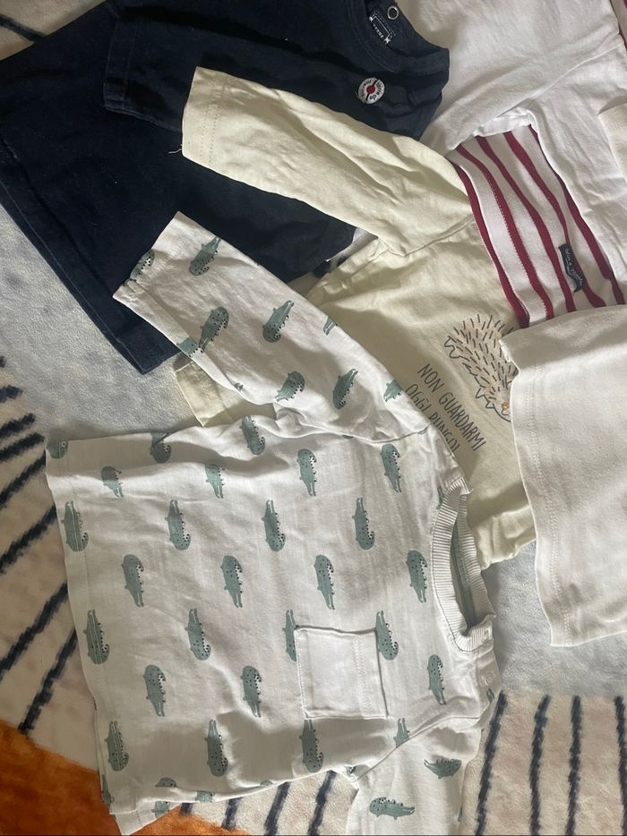 T-shirt manche longue 6 mois - photo numéro 3