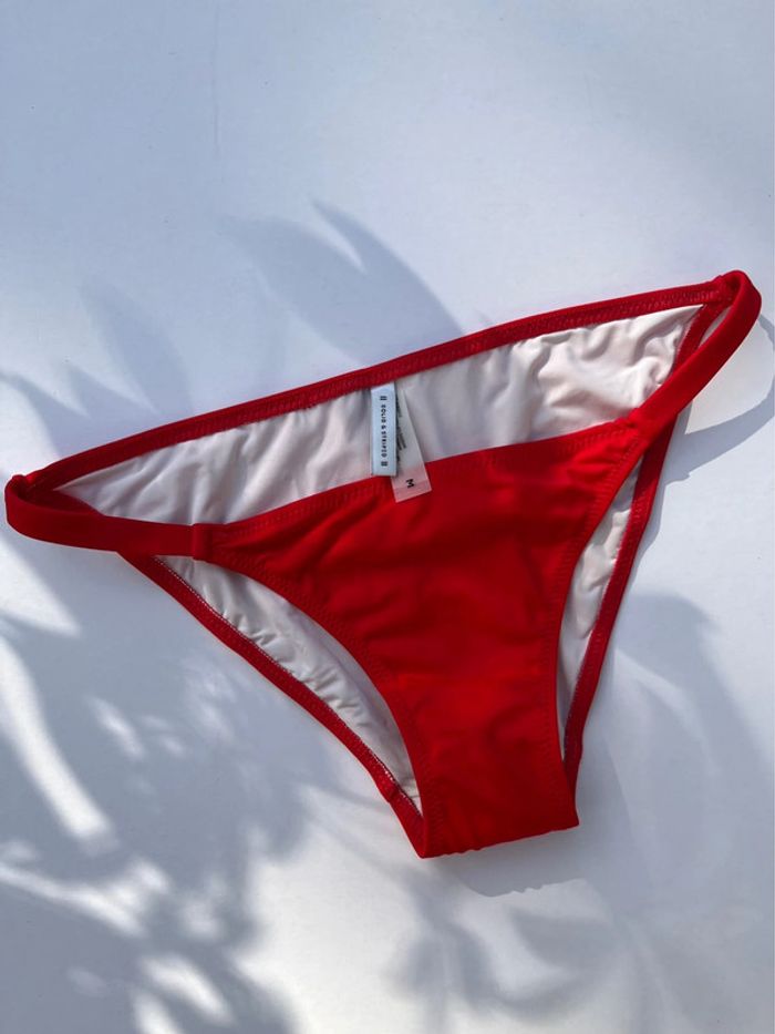 Bas de maillot de bain rouge - photo numéro 3