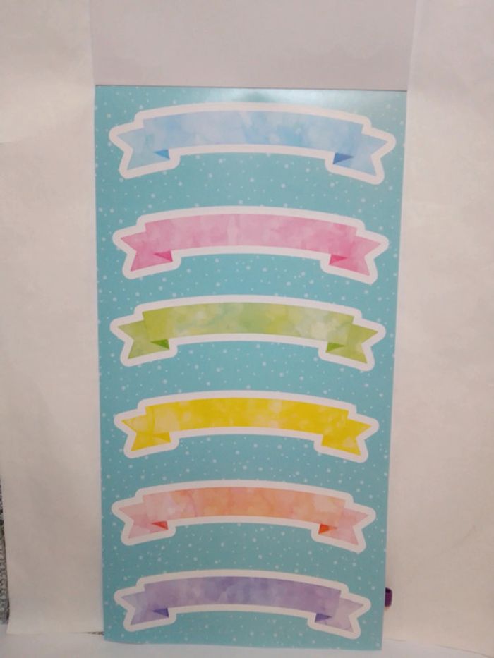 Sticker book élastique "Watercolour" - photo numéro 19