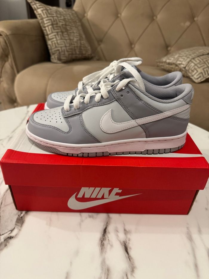 Nike Dunk low two toned grey GS neuf - photo numéro 2