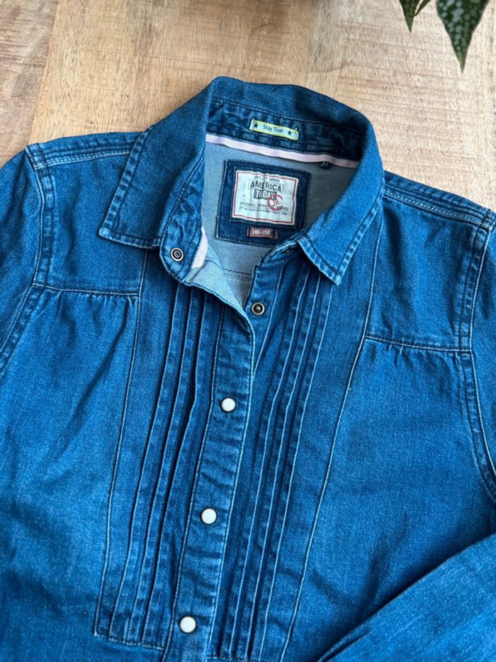 Sur chemise jeans fille 12 ans - photo numéro 3
