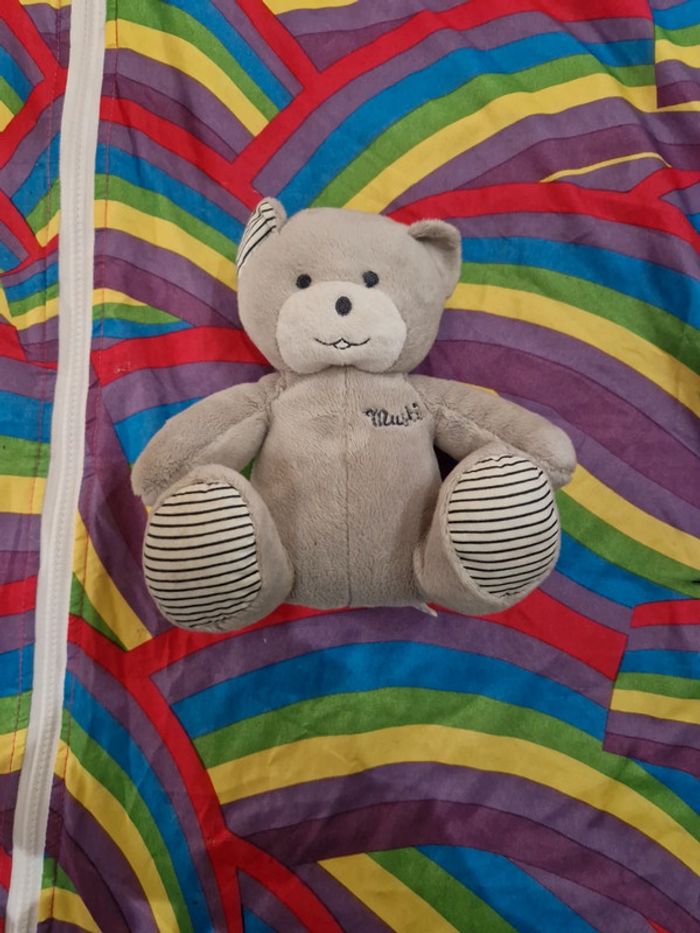 Doudou ours gris - photo numéro 2