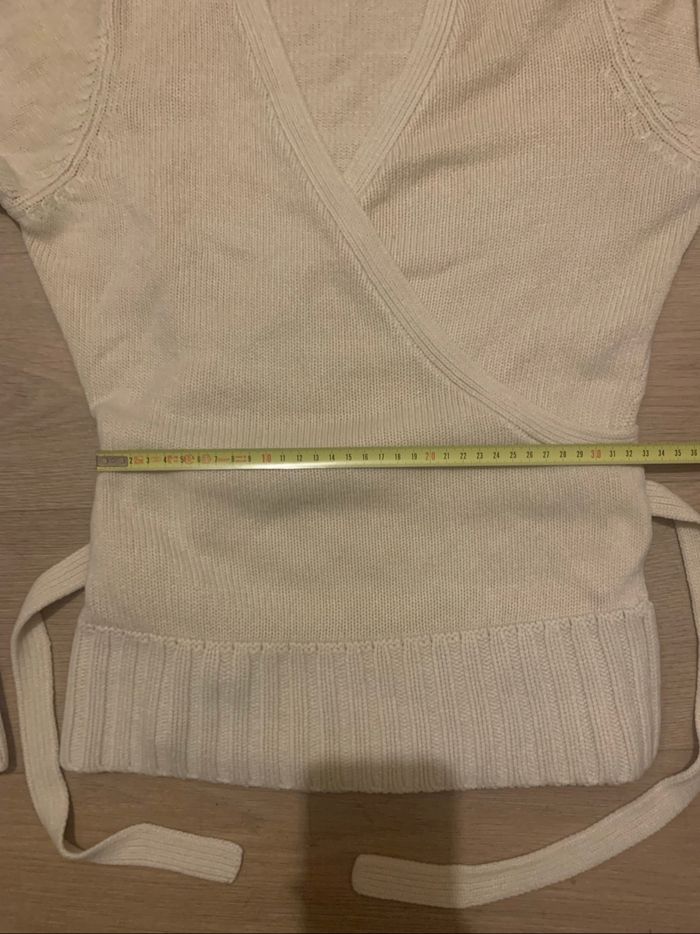 Gilet cache coeur couleur beige marque kiaby tailler38/40 - photo numéro 4