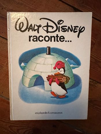 Livre album ancien vintage Walt Disney raconte encyclopédie connaissances contes et voyages