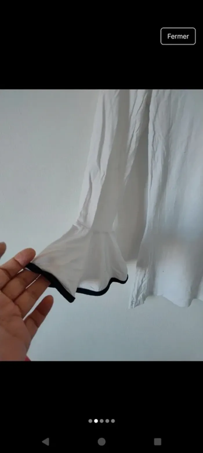 Blouse femme en viscose et élasthanne - photo numéro 2