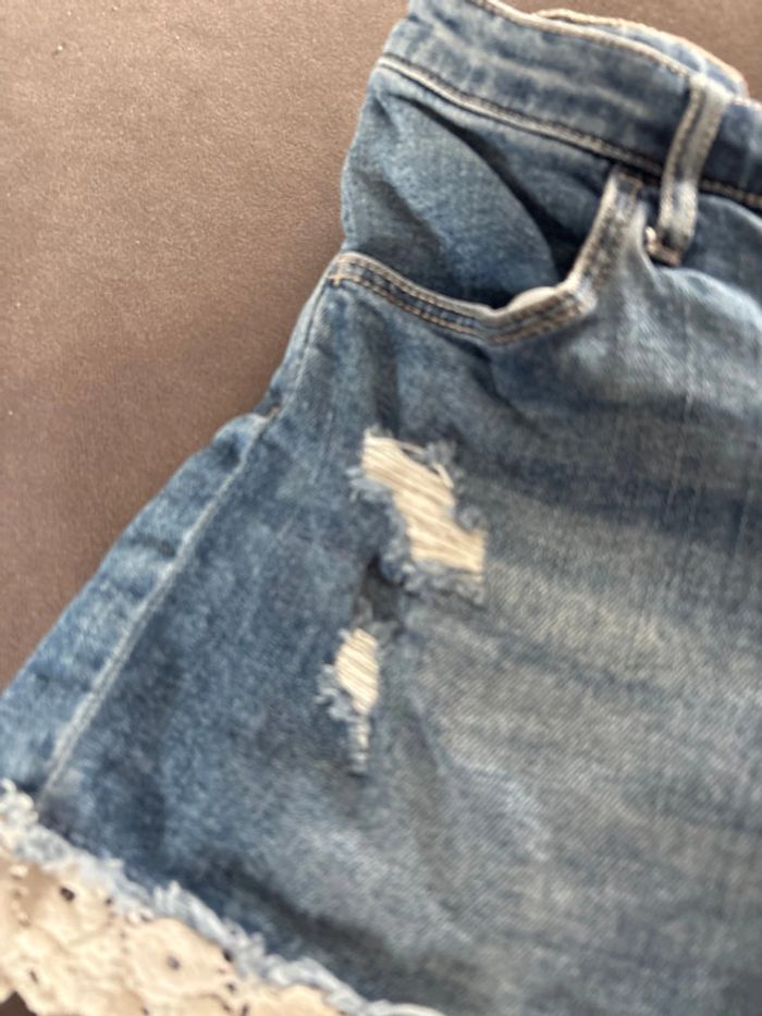 short jeans dentelle - photo numéro 2