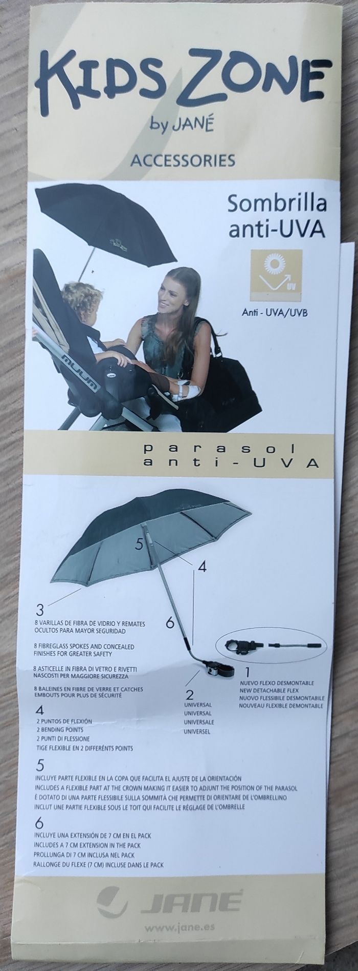 Ombrelle pour poussette - photo numéro 3