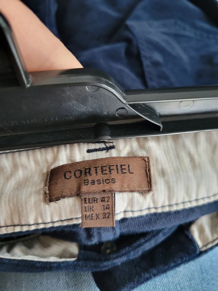 Pantalon velours bleu nuit taille 42 - photo numéro 6