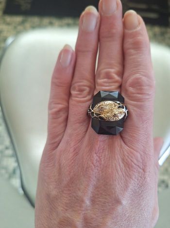 Bague serpents entrelacés 