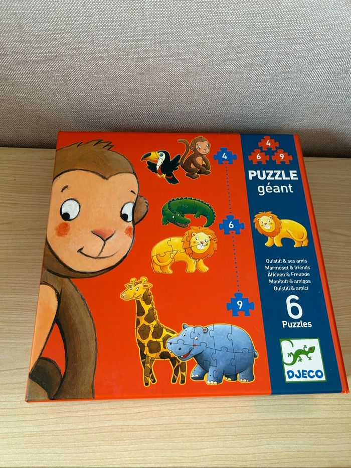 Puzzle Géant Ouistiti & ses amis Djeco - photo numéro 3