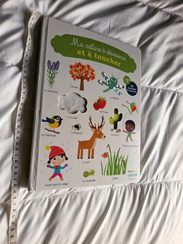 Grand livre Ma Nature à découvrir et à toucher Auzou - photo numéro 3