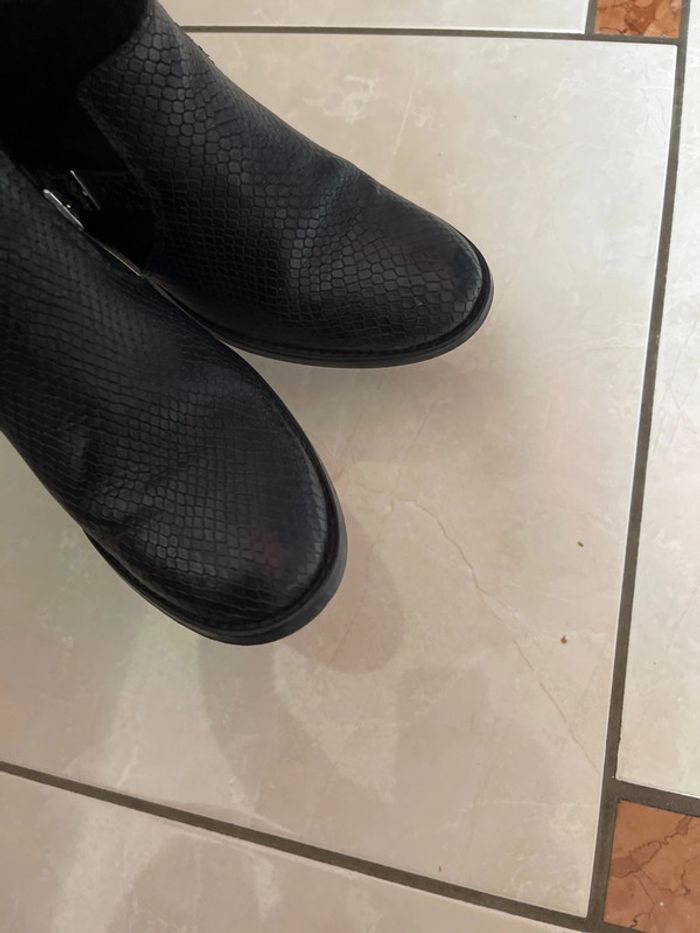 Bottines effet crocodile - photo numéro 4