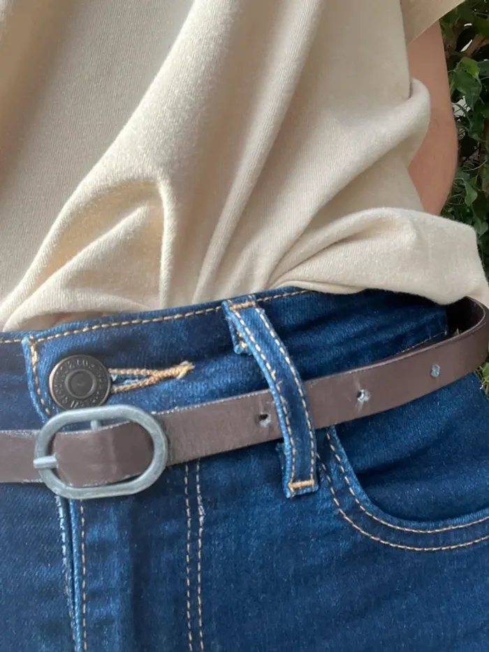 Ceinture marron - photo numéro 4