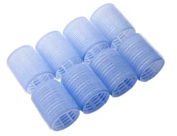 ×8 rouleaux à cheveux violets 50 mm – Beauty Styling JJDK Neuf