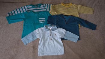 Lot t-shirts garçon 9mois