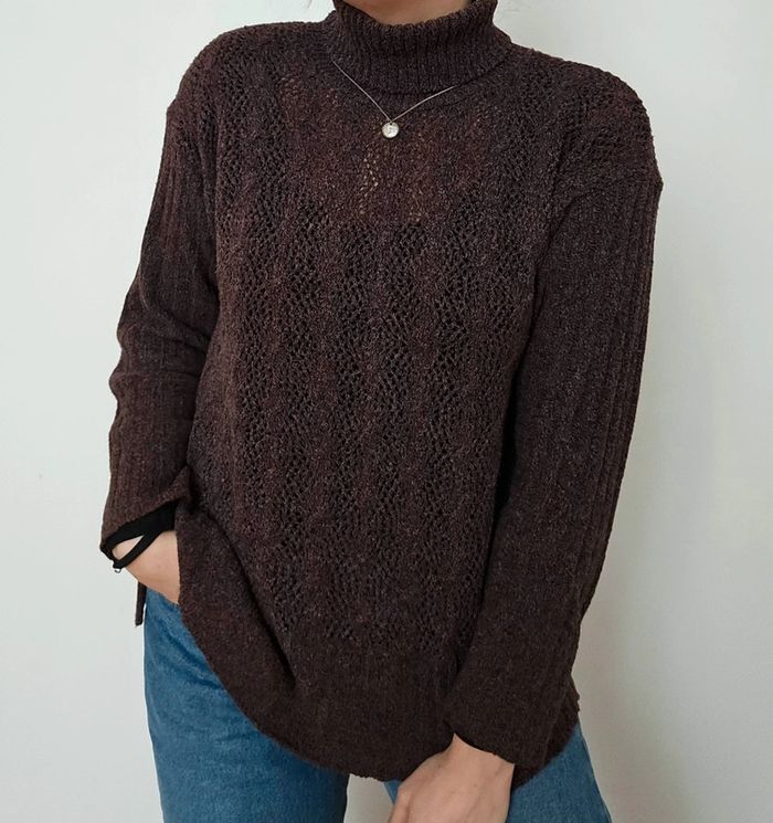 Pull ajouré vintage - photo numéro 4