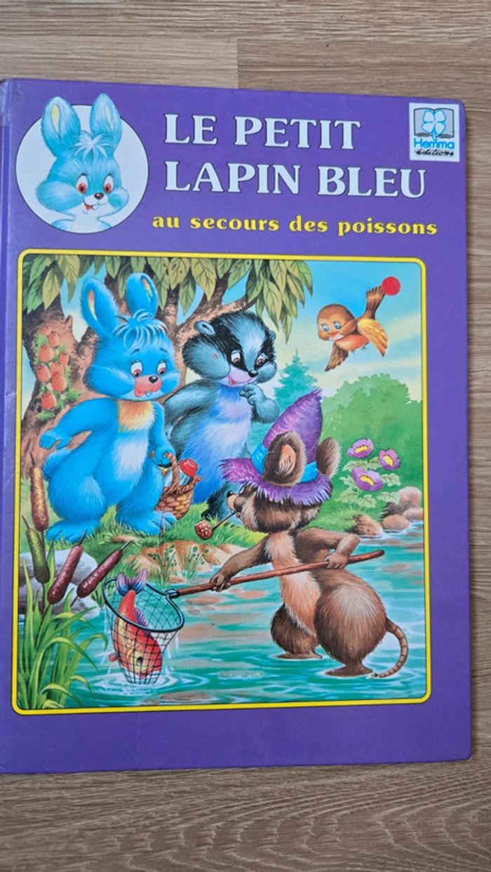 #le petit lapin bleu