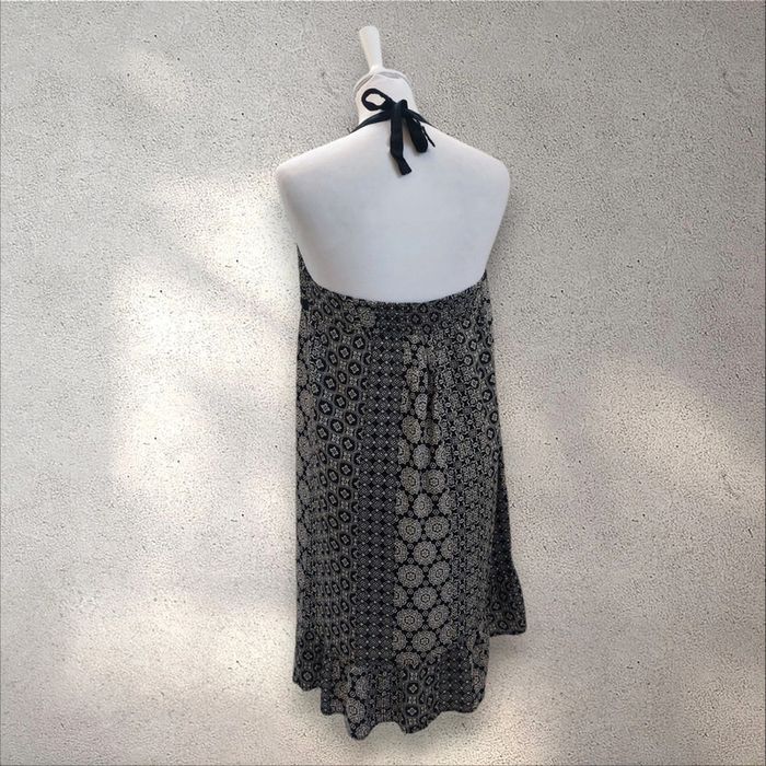 Robe d'été imprimée fluide à nouer taille 40 - photo numéro 3