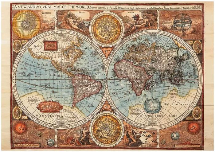 DINO PUZZLE CARTE DU MONDE 500 PIECES 50230 - photo numéro 2