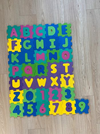 Lot 3 tapis mousse alphabets chiffres
