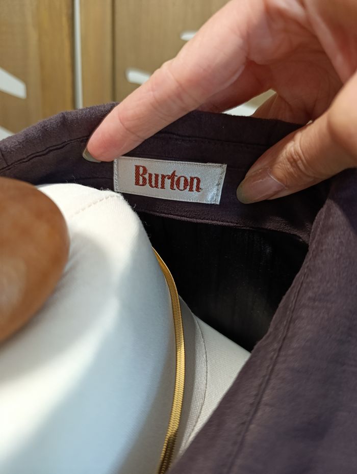 Chemise ceintrée marron Burton taille 38 - photo numéro 2