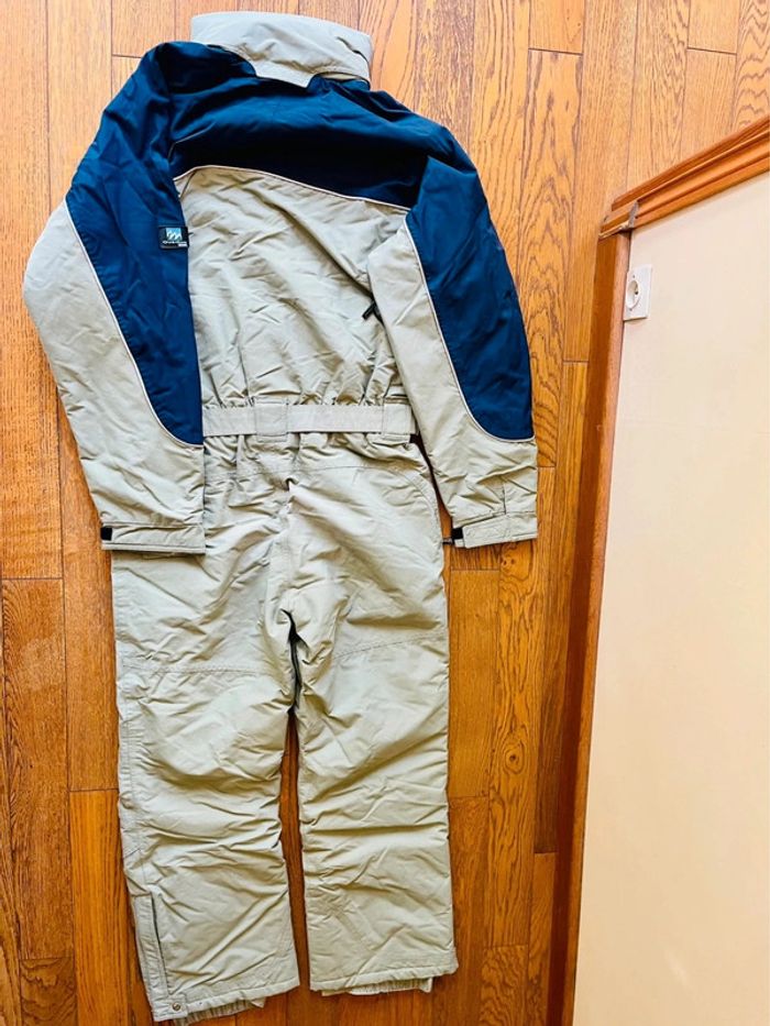 Sublime combinaison de ski taille XL queshua casi neuve bleu marine beige - photo numéro 8