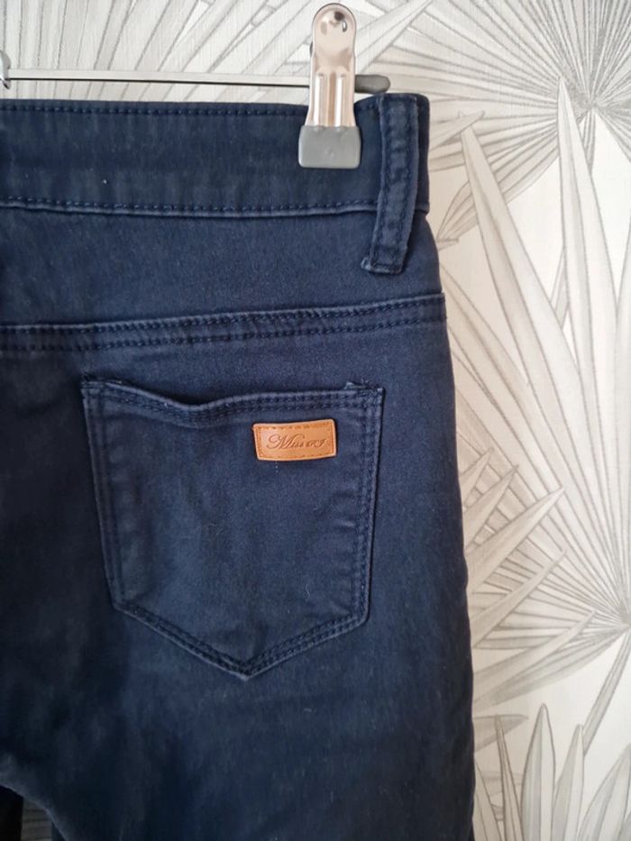 Joli pantalon bleu marine taille 36 - photo numéro 3