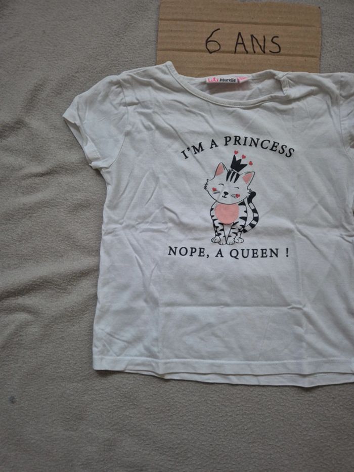 T-shirt fille 6 ans lili marelle - photo numéro 2