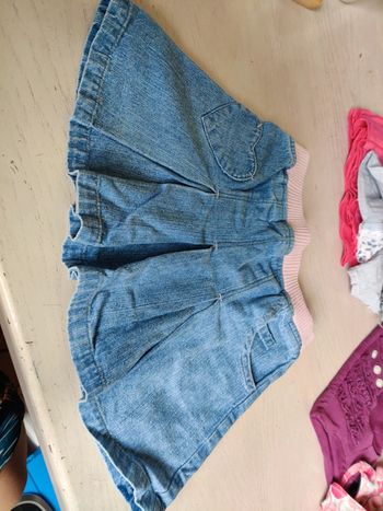 Jupe en jean in extenso