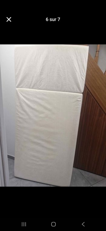 Matelas evolutif dont sa rallonge scratch  90×140 - 90×190