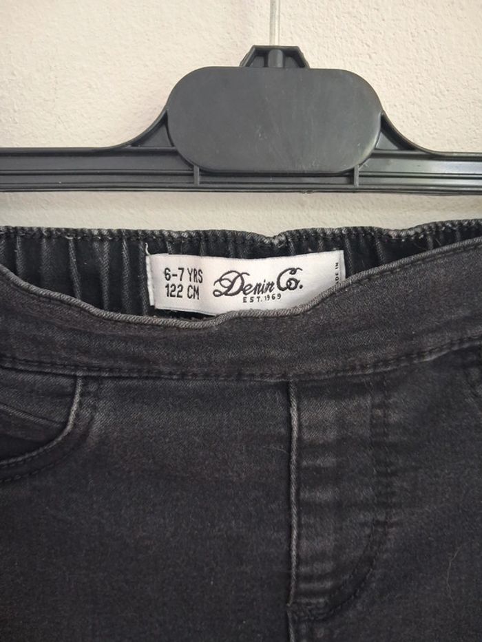 Jegging noir fille 7 ans denim co - photo numéro 3