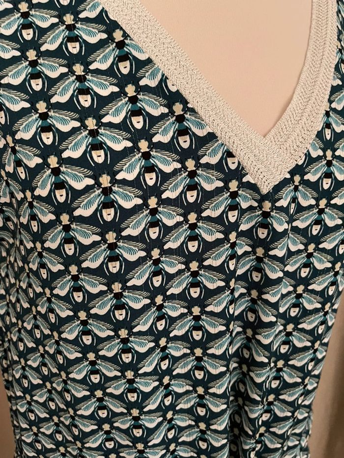 Robe à motifs verte - It Hippie - T. M - photo numéro 2